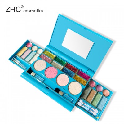 ZH3111 professional glitter eyeshadow  makeup set