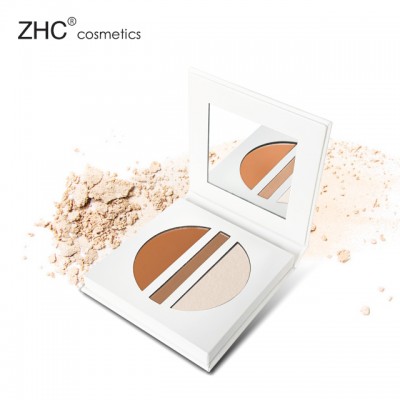 CC4365 Wholesale Private Label Shimmer Highlighter Pigment Pressed Glow Powder Highlighter Makeup