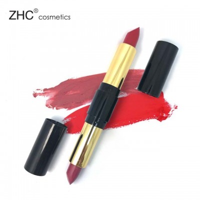 CC2759  fashion lipstick double ended tube provide label